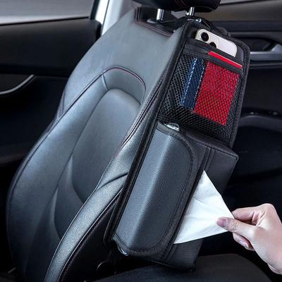 Organizer universale per seggiolino auto, portaoggetti laterale per sedile auto, borsa da appendere, portadocumenti multi-tasca, tasca in rete, accessorio per interni auto