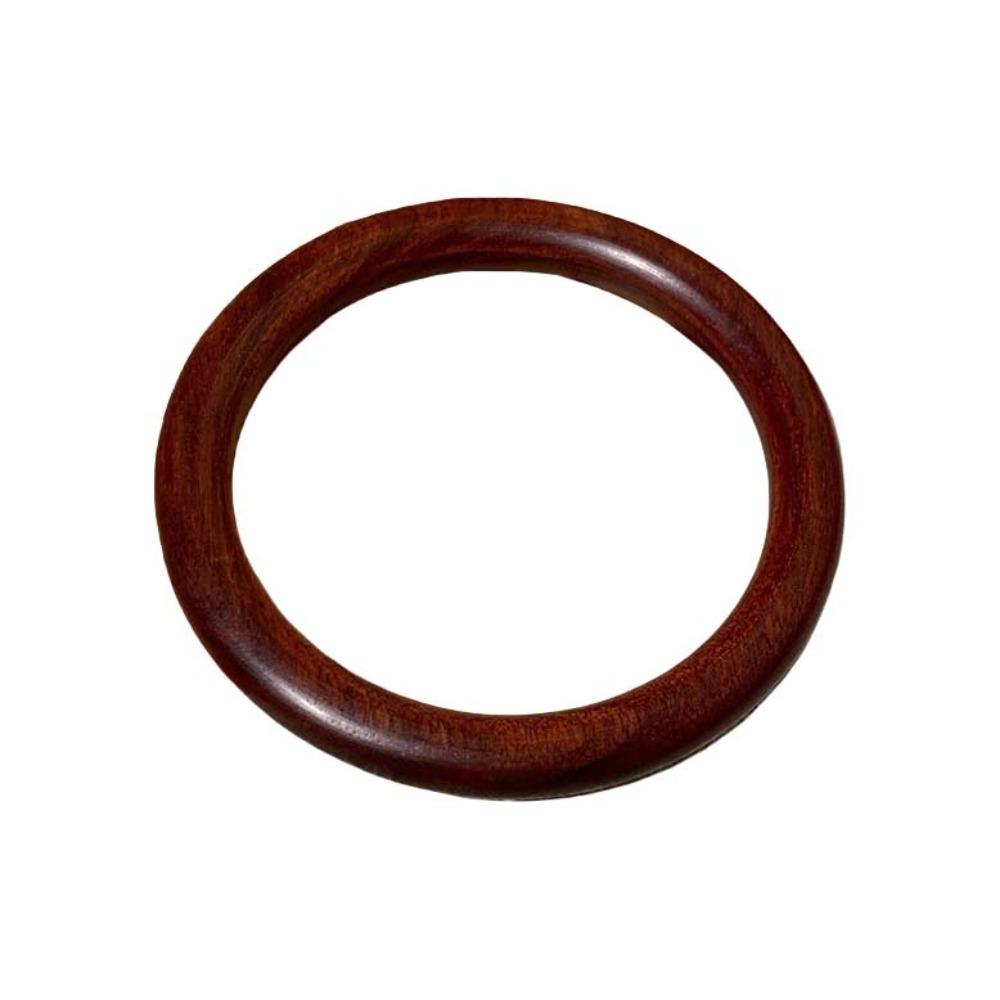 Chinese Ethnic Style Sandalwood Bracelet Minority Design Retro Hand Ring Sandalwood Bangle  Student