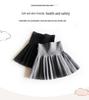 Girls' Midi Skirts: Princess Pleated Puffy Dresses for Kids