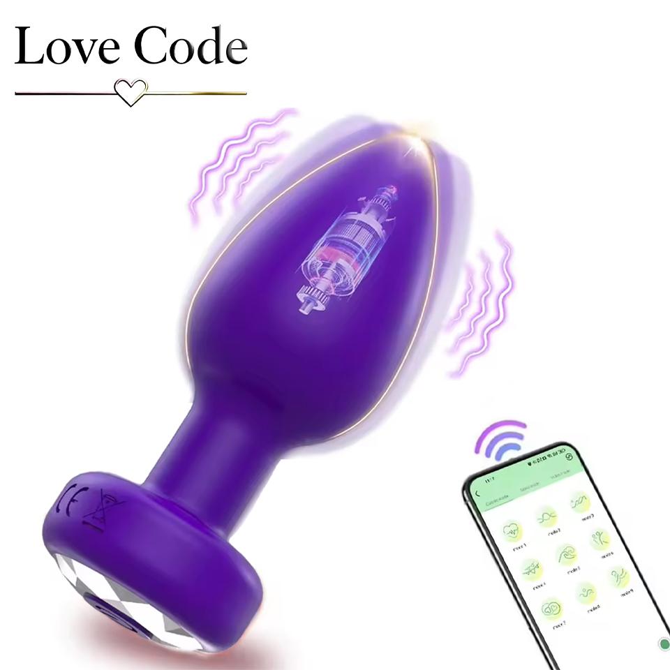 Wireless Remote 10 Frequency Anal Vibrator Adult Masturbation Butt Plug Intimate Massage Sex Toy Adult Supplies Anal Plug 18+