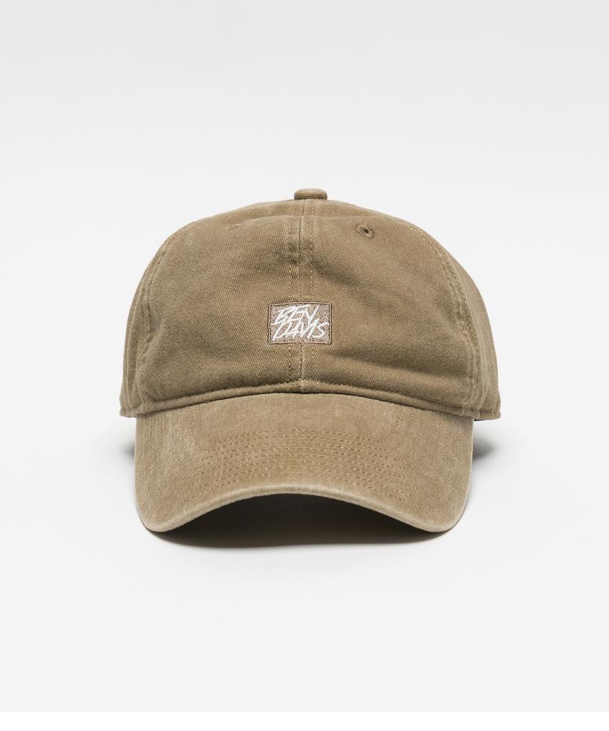 BEN DAVIS Original Washed Canvas Long Brim Cap Beige