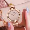 New ultra-thin niche minimalist waterproof hexagonal Japanese movement women's watch