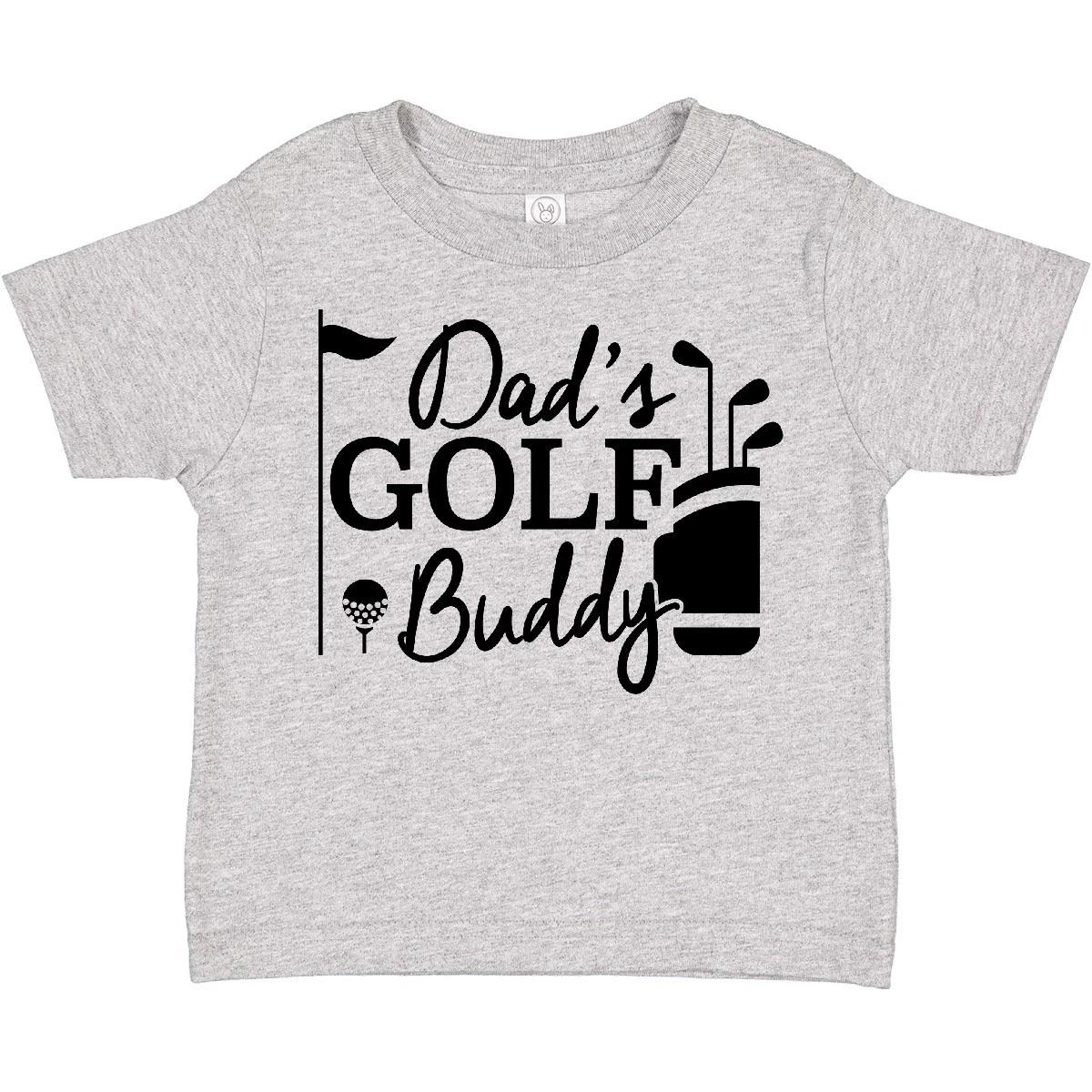 

Inktastic Dad s Golf Buddy Toddler kids boys T-Shirt Daddy Father Fathers 2016 Caddy Cart 140
