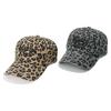 ins letter embroidery leopard print baseball cap children show face small cap outdoor soft top hat sun hat