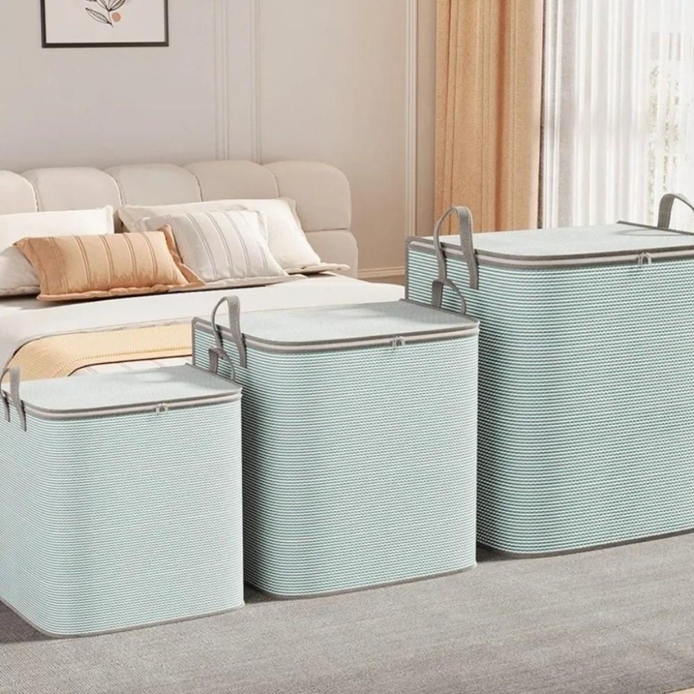 Non-Woven Fabric Quilt Storage Bag Large Capacity Wardrobe Sorting Storage Bucket Home