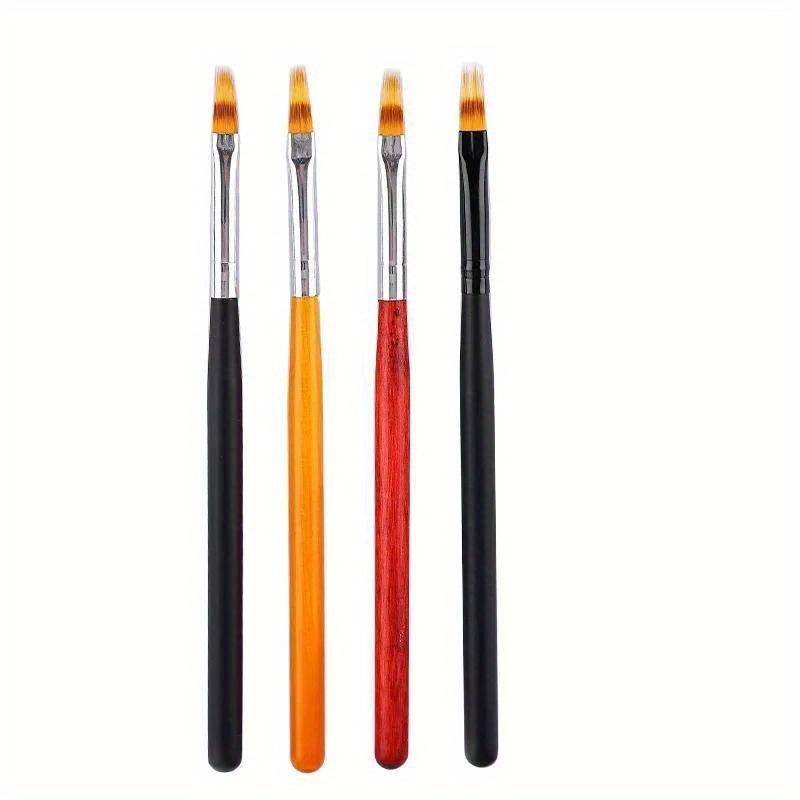 Nail Art Brush Lace Design Acrylic Nail Gradient Pen Gel Painting Drawing Flowers Manicure Salon Tools