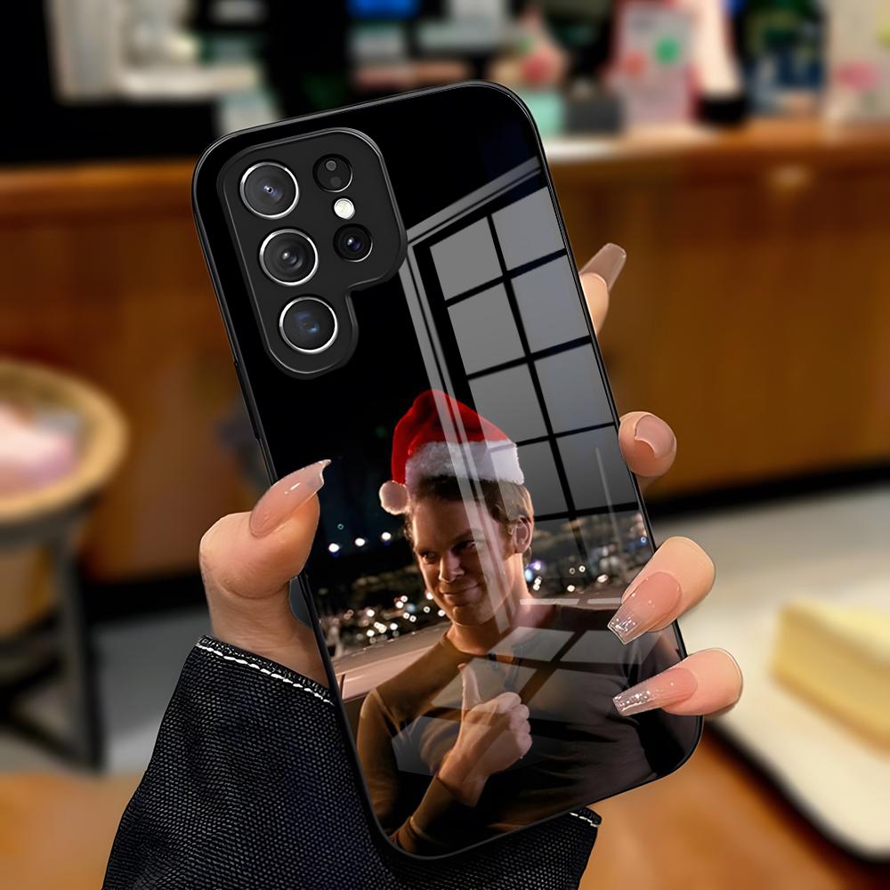 

Чехол для телефона D-Dexter для Samsung S26 S25 Plus S20 S20 Plus S22 Ultra S23 FE S21 Plus S21 Ultra Стеклянная крышка Samsung S22
