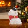 Christmas Decoration Figurines Animal Figurines Cute Miniatures Ornaments for Tabletop Christmas Bedroom Party Indoor Home