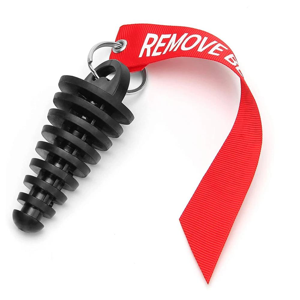 

1 шт. Заглушка для выхлопной трубы мотоцикла, заглушка для промывки глушителя, протектор для мотокросса, заглушка для выхлопной трубы, глушитель для продувки, ПВХ