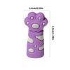 6 Pcs Cartoon Cats Claw Pencil Caps Silicone Pencil Toppers Pencil Tip Protective Cover School Office Supplies for Kids