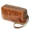 Carteras de Clutch de Cuero Genuino para Hombre Bolso Cruzado Bolso para Teléfono Carteras de Tarjetas Diseño Multicierre Bolso de Mano