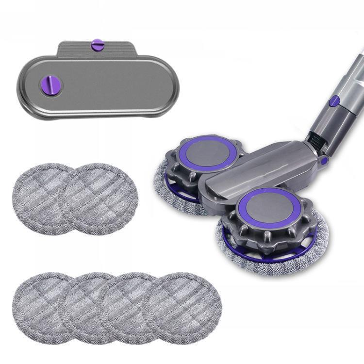 Compatible Electric Mop Head for Dyson V6/V7/V8/V10/V11 – Suction and Wet Mopping All-in-One Cleaner