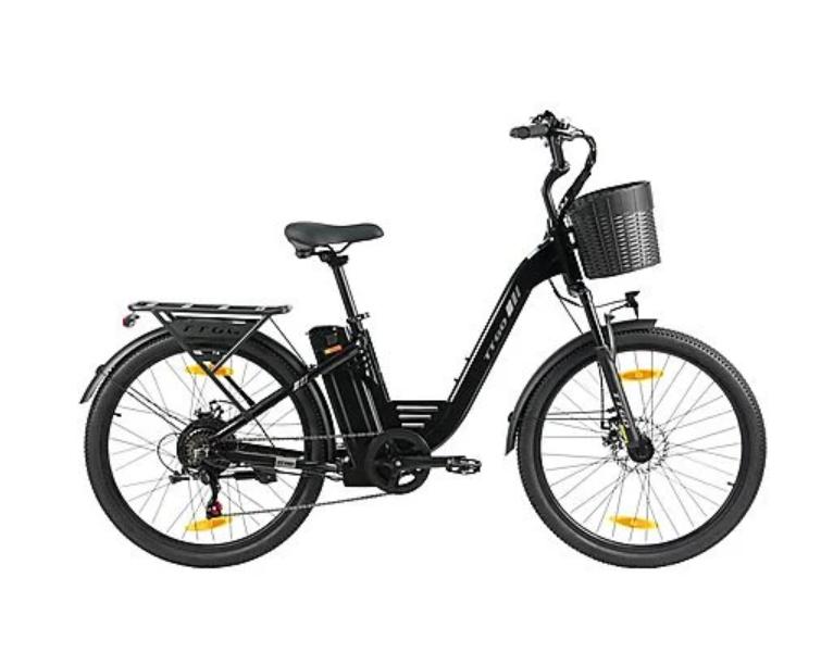 TTGO C2 PRO Electric Bike for Adults 250W Motor 36V18Ah Battery 26 Inch Wheels All-Terrain Commuter Electric Bicycle
