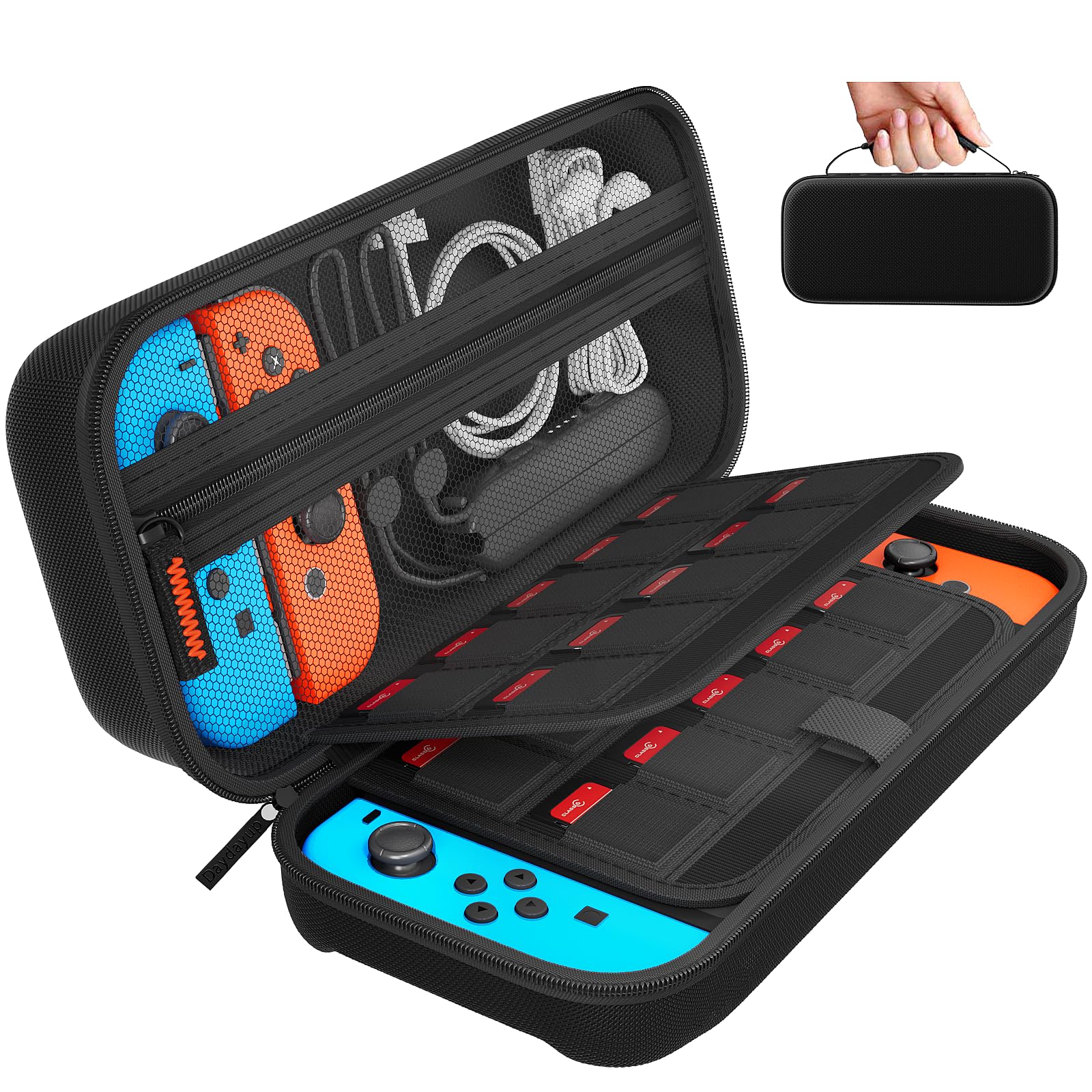

with organic EL OLED switch protective storage nylon full large 20 game carrying can store small convenient to [Compatible Switch/Switch models]