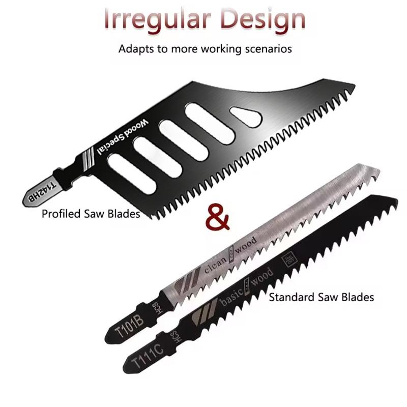 20/1PCS Jigsaw Blades Heavy Duty T-Shank Wood Aluminum Cutting Coarse Teeth Precision Tight Spaces Tools Replaceable Cut Tools