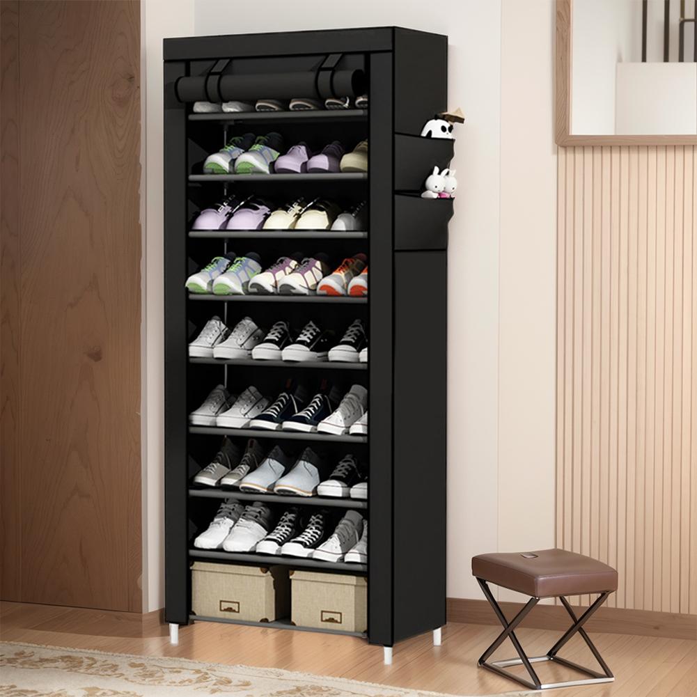 10 Layers Shoe Cabinet Household Multi-Layer Storage Shoes Dust-Proof Door Porch Floor Large-Capacity Porch Rack Shoe Rack