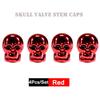 DSYCAR 4Pcs/Set Valve Caps for Tires Skull Style Universal Stem Valve Caps Attractive Dustproof Car Accessories Stem Caps1