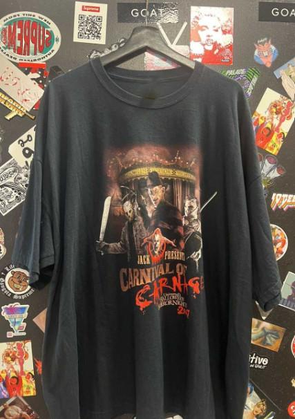 Vintage Universal Halloween Horror Nights 2007 Shirt Retro Horror Movie Tee S