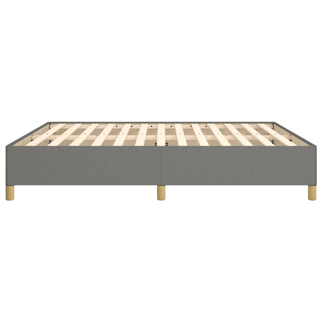 Vidaxl Bed Frame Without Mattress, Dark Gray, 180X200 Cm, Upholstered