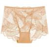 Plus Large Size Women Lace Sexy Hollow High Waist Belly Cotton File No Mark Briefs