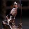 Lotus Incense Holder Burner Waterfall Backflow Home Decor Censer for Tea House