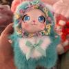 2026 Exquisite Rabbit Plush Pendant Cute Big Ear Fluffy Bunny Doll Keychain Ornament for Backpack Girls Daily Gifts