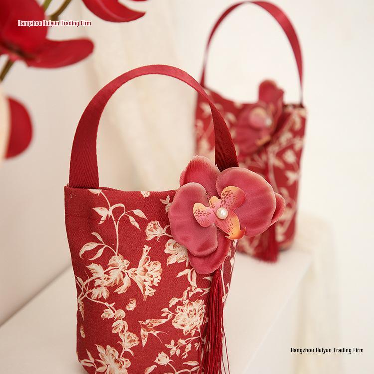 New Small Cloth Wedding Candy Gift Bag for Packaging