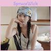 Streetwear Turban Style Hat With Cartoon Pattern For Women Summer And Winter Wear