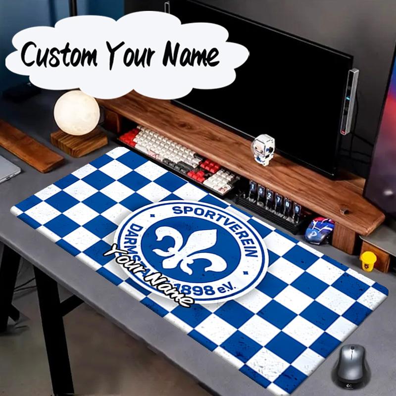 Custom Name Mouse pad Sport Darmstadt Mouse pad, Gaming Mouse Pad, keyboard pad, Desk Decor for computer notebook Fan Birthday Gift