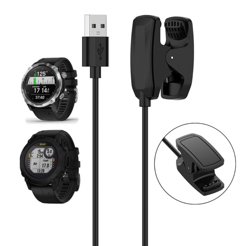 Clip On Smartwatch Charge Cable Charging Line Cord Rope Black for MK3i/MK3 Smartwatches Charger