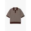 Studio Tomboy Striped Collar Pullover  9176352971 