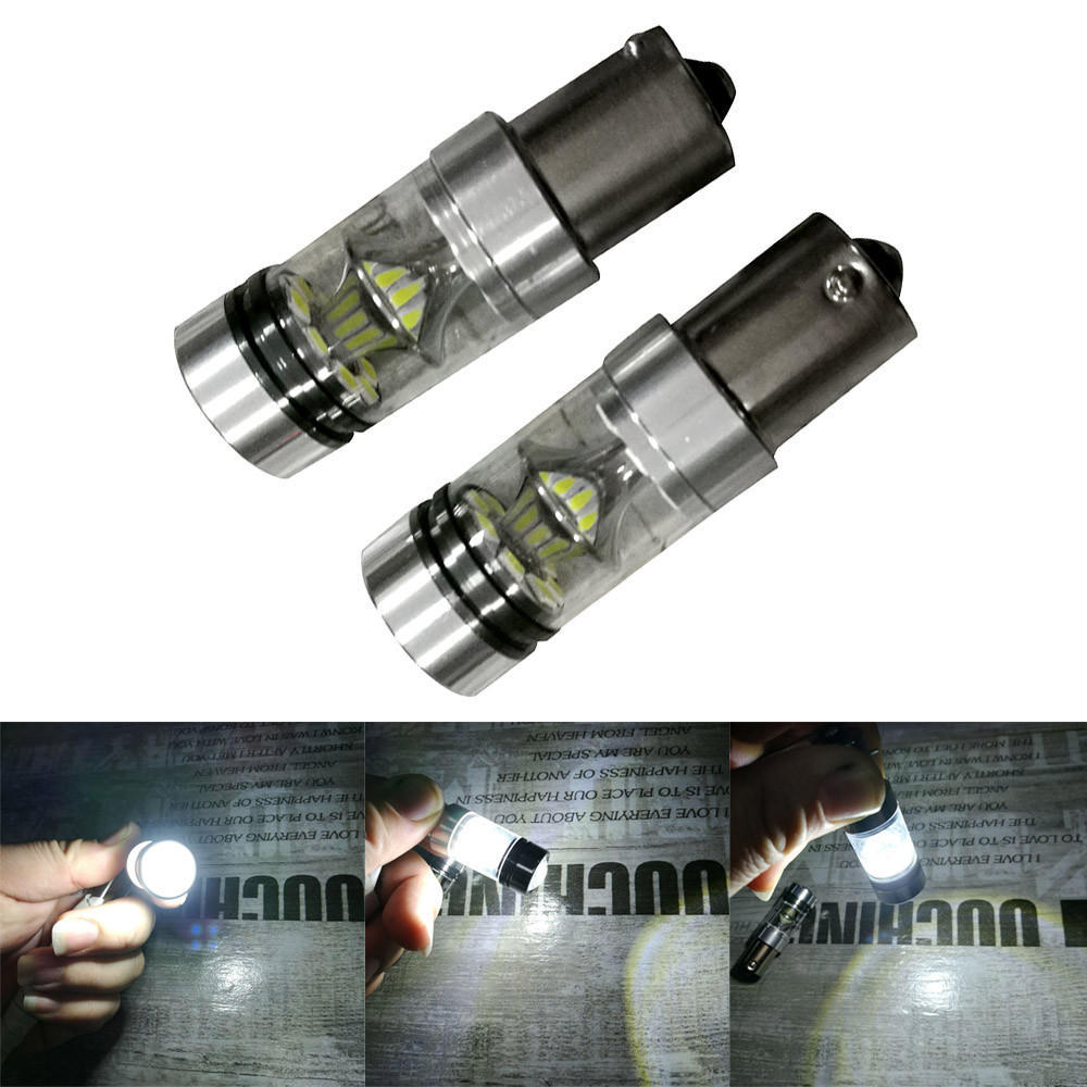 2X H6 P13W T25 1156 6500K 100 W 20LED Blanco HID 2323 Bombillas Niebla Conducción DRL