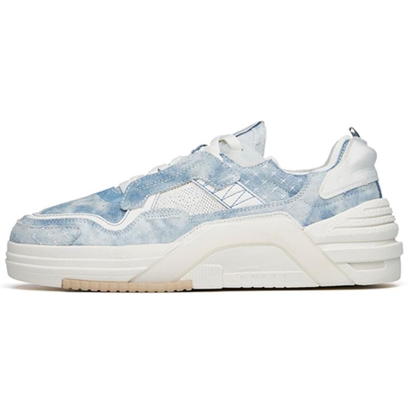 

Anta ADO PRO Slip-Resistant Cushioning Wear-Resistant Low-Top Skateboard Shoes Blue White Sneakers 112228071-5 40