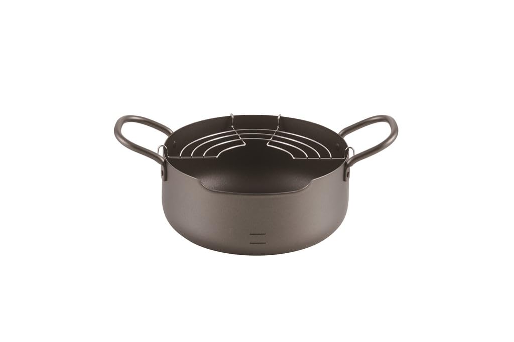 

Maruyama Giken SOUEN 20cm Iron Tempura Pan Induction and Gas Stove Made in SE-55, Compatible, Japan, Tsubame-Sanjo