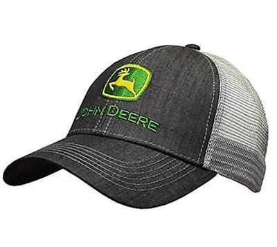 Kšiltovka John Deere Dark Denim Style se síťovinou na zadní straně, univerzální velikost