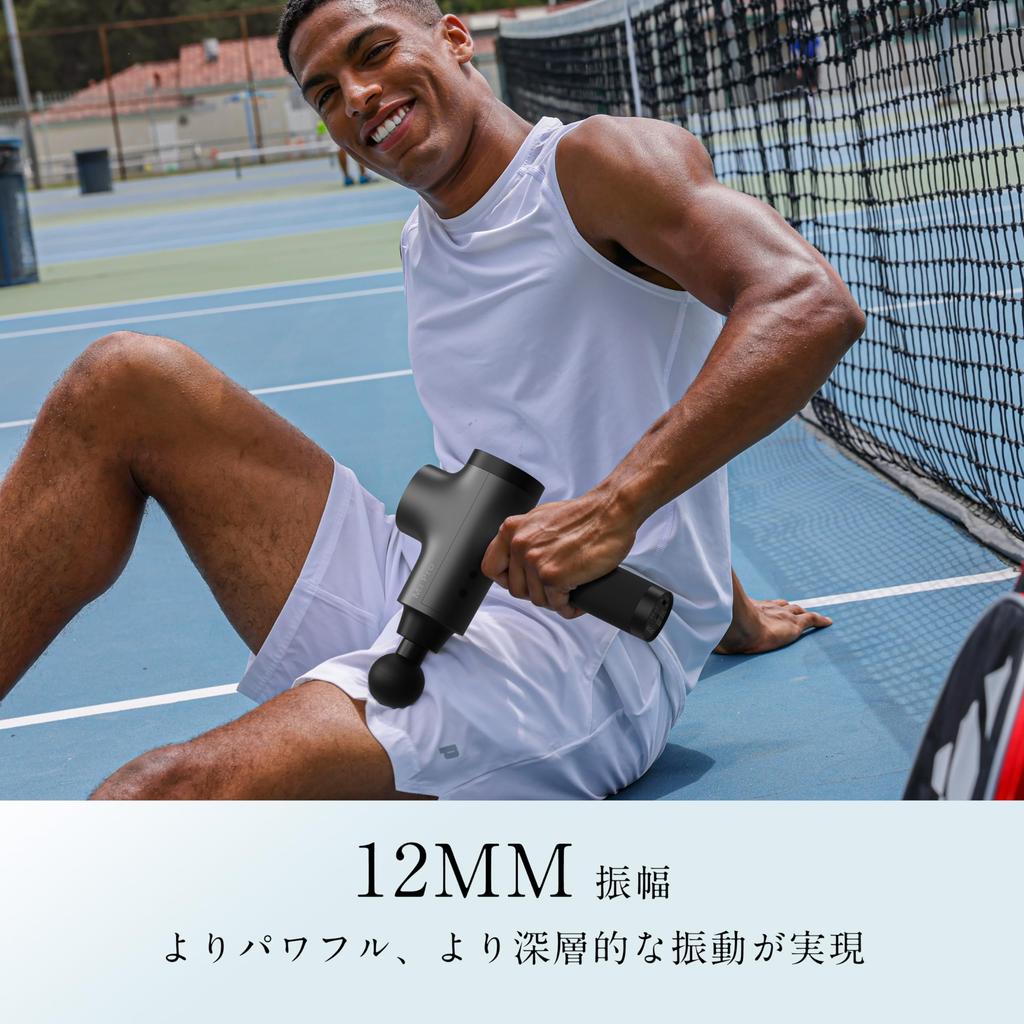 Opove M3 Pro 2 Myofascial Release 12mm Maximum 32kg 2600mAh X 6 Battery 5 Powerful Vibration 6 Handheld Japanese Instruction Manual Included Gun,