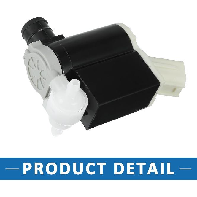 Windshield Washer Motor Pump 98510-2V100 for Hyundai Veloster 2012-2017 Black