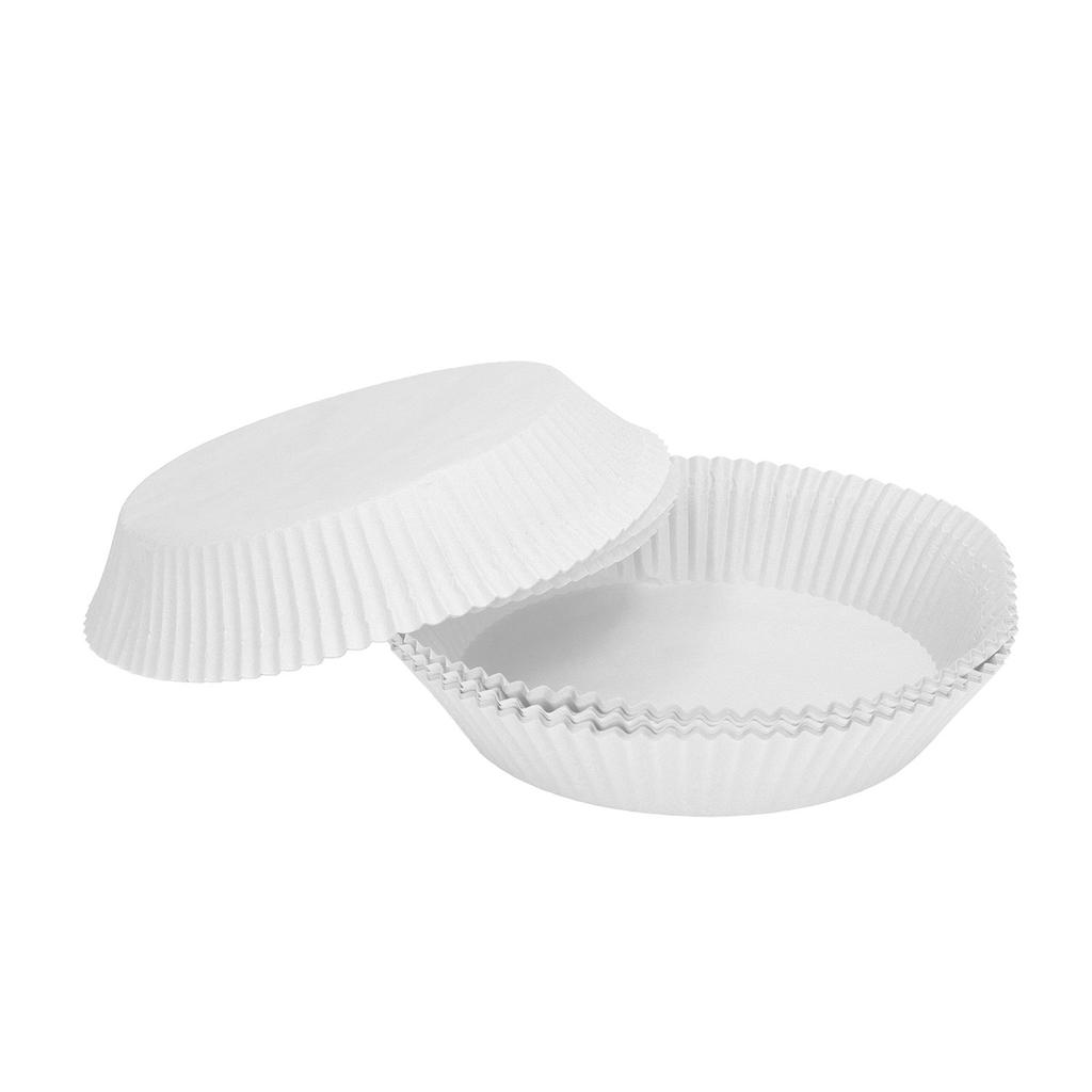 50PCS Fryer Paper Liner Round Disposable Non Stick Fryer Baking Paper for Kitchen Microwave Oven Cooker