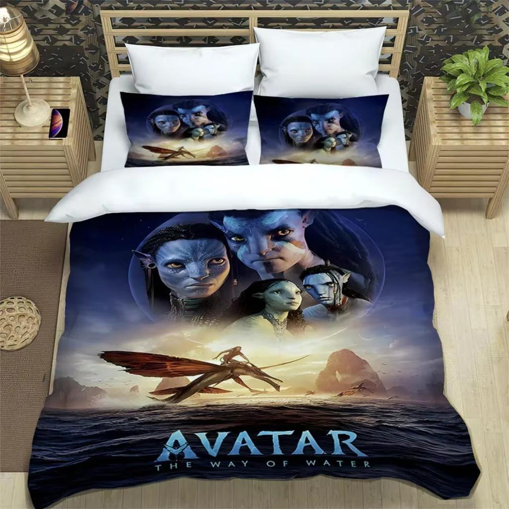 Movie Avatar Duvet Cover The Way of Water Bedding Sets Supplies Set Duvet Cover Bed Comforter Set