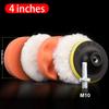 6Pcs Car Polishing Disc Sponge Pads Kit Auto Detailing Waxing Polish Machine Buffering Sponge Remove Scratches Wax Pads