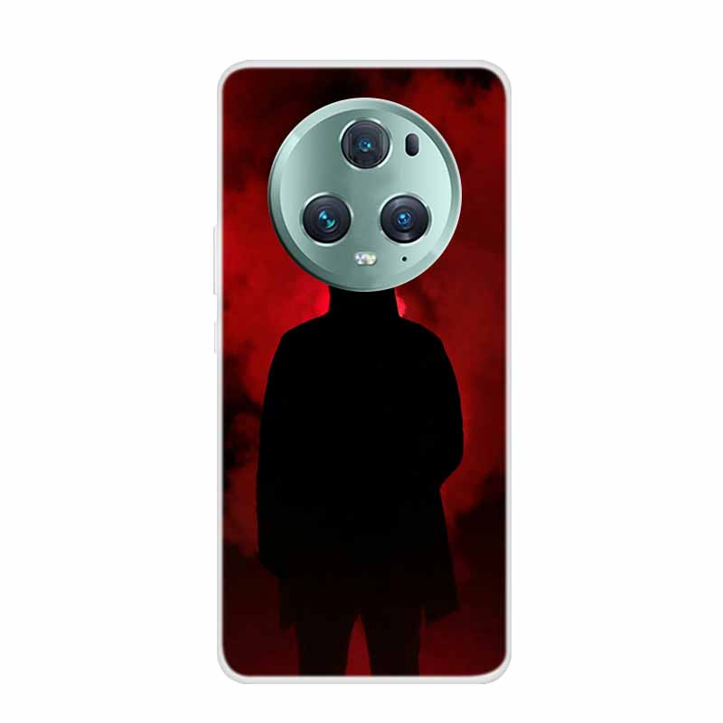 For Honor Magic 5 Pro 5G Case Wolf Lion Soft Silicone TPU Clear Covers for Honor Magic5 Lite Phone Cases Magic5 Lite 5G Fundas