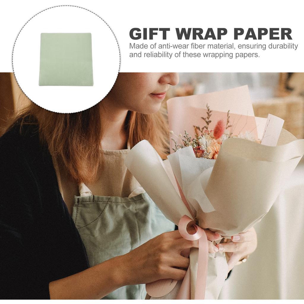 50 Hojas Papel de Seda Papel Sydney Envoltura Papel de Seda Verde Al por Mayor Floral Embalaje de Regalo Regalo Festivo Para Material