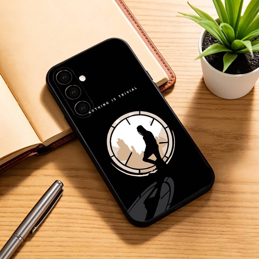 

T-THE CROWS T-Thriller Phone Case Black Silicone Soft For Samsung Galaxy A73,A72,A71,A70,A53,A52,A51 Samsung a53 5g