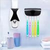 Wall-mounted Toothpaste Brush Holder Bathroom Organization and Storage Toothbrush Holder Multifunctional Toothpaste Storage Rack