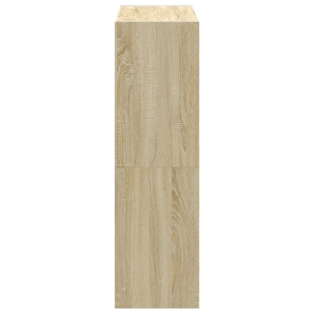 Vidaxl Regał, Dąb Sonoma, 102X32X108 Cm, Materiał Drewnopochodny