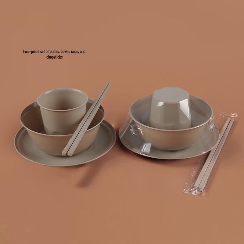 COFLYEE Biodegradable Disposable Tableware Set