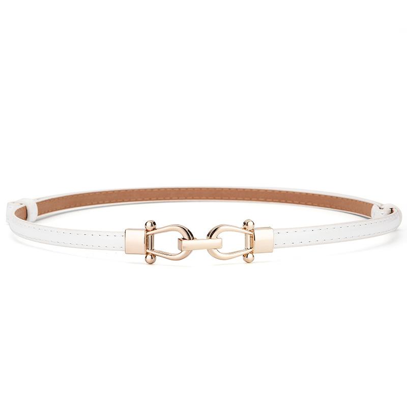 Simple Slim-Fitting Thin Waist Seal Simple Decorative Dress Women'S Student Belt