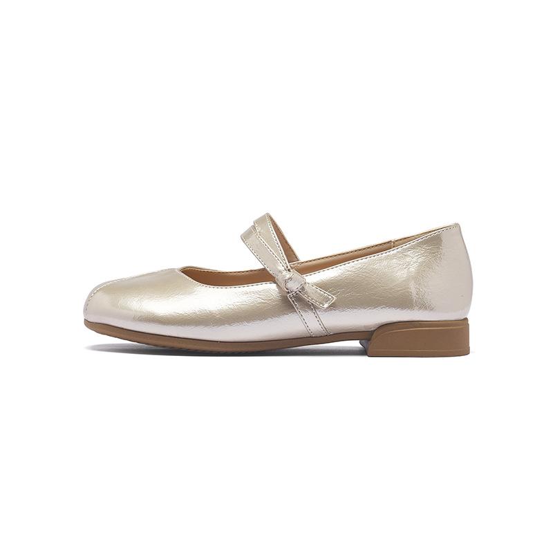 Augustine Mary Jane shoes single shoes women's 2025 new summer wear with skirt sandals soft sole one pedal