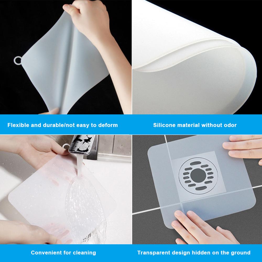 1PCS  Kitchen Sink Drain Strainer Hair Catchers Rubber Shower Bathtub Floor Filter Water Stopper Silicone Bathroom Kitchen Deodorant Plug