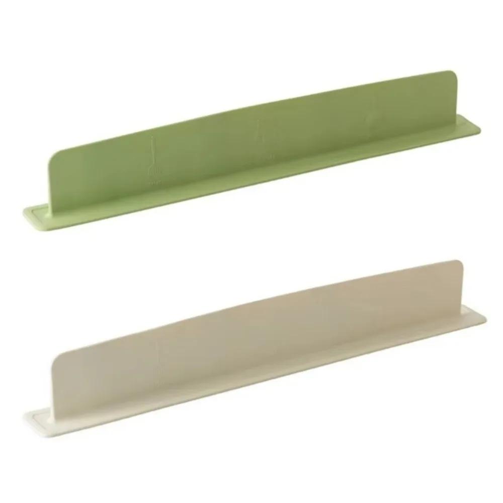 1/2pcs Silicone Sink Baffle Splash Guard Oil-Proof Kitchen Supplies Water Baffle Bar with Suction Cup Pool Sink Organizer